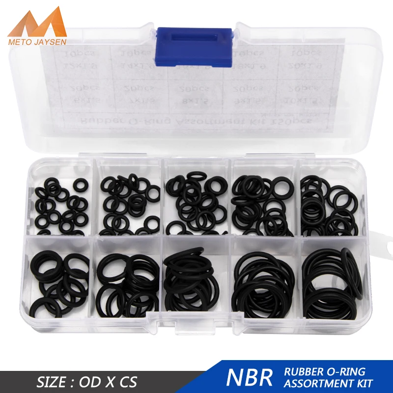 

150PCS PCP Paintball Airsoft NBR Rubber Sealing O-rings Gasket Replacements Kit OD 4-20mm Millimeters CS 1mm 1.5mm 1.9mm 2.4mm