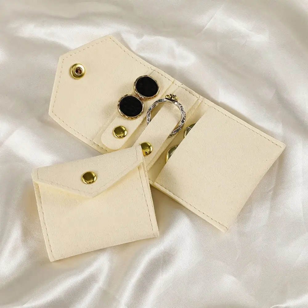 

Grid Storage Jewelry Storage Roll Bag Foldable Design Multi-layer Ear Stud Storage Bag Portable Elegant Foldable Jewelry Case