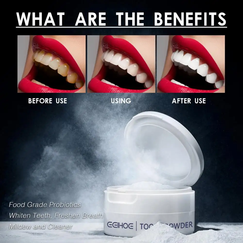 Baking Soda Teeth Whitening Effective Teeth Whitening Powder for A Brighter Whiter Smile Gentle Stain Remover for Coffee Oral