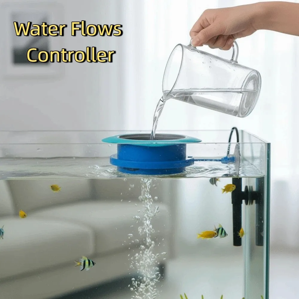 Efficient Fish Tank Water Flows Controller Floating Spill-Free Pouring Diffuser Suction Cup Aquarium Water Flows Baffle