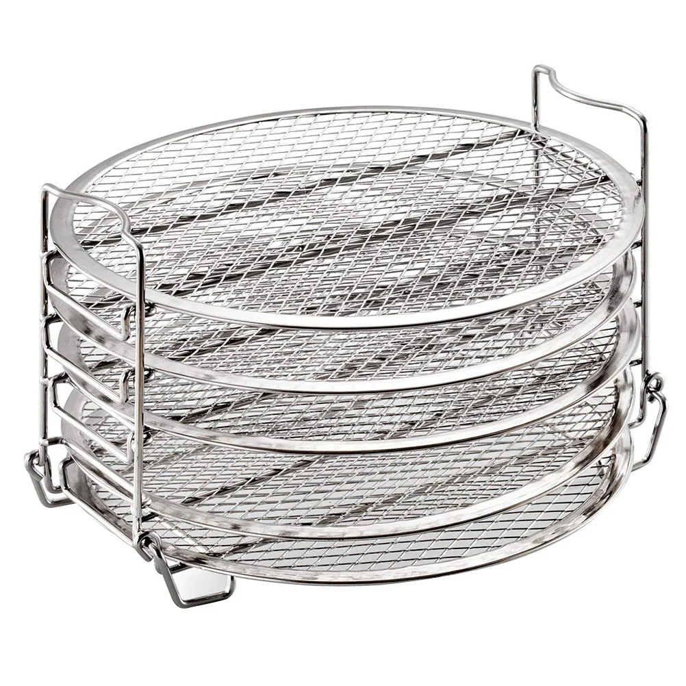 Wet Grinder 5-Layer Stainless Steel Air Fryer Accessories Grill Barbecue Dehydrator Rack Ninja Airfryer