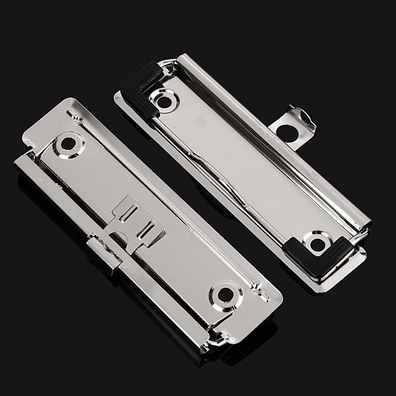 2 Stück Metall-Klemmbrettklammern, Aktenordnerklammern, Binder-Clips mit Schrauben, Papieraufbewahrung, Organizer, Schulbedarf, Bürobedarf – Detail 4