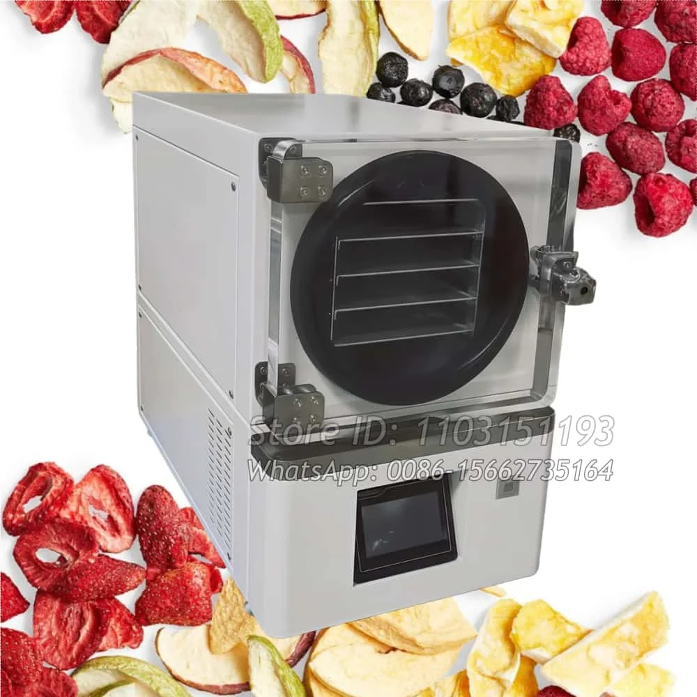 Table-Top New 2㎡ 2kg Capacity Home Use Freeze Dryer Lyophilization Machine Pet Food Milk Fruit Vegetable Freeze Dryers 110V 220V