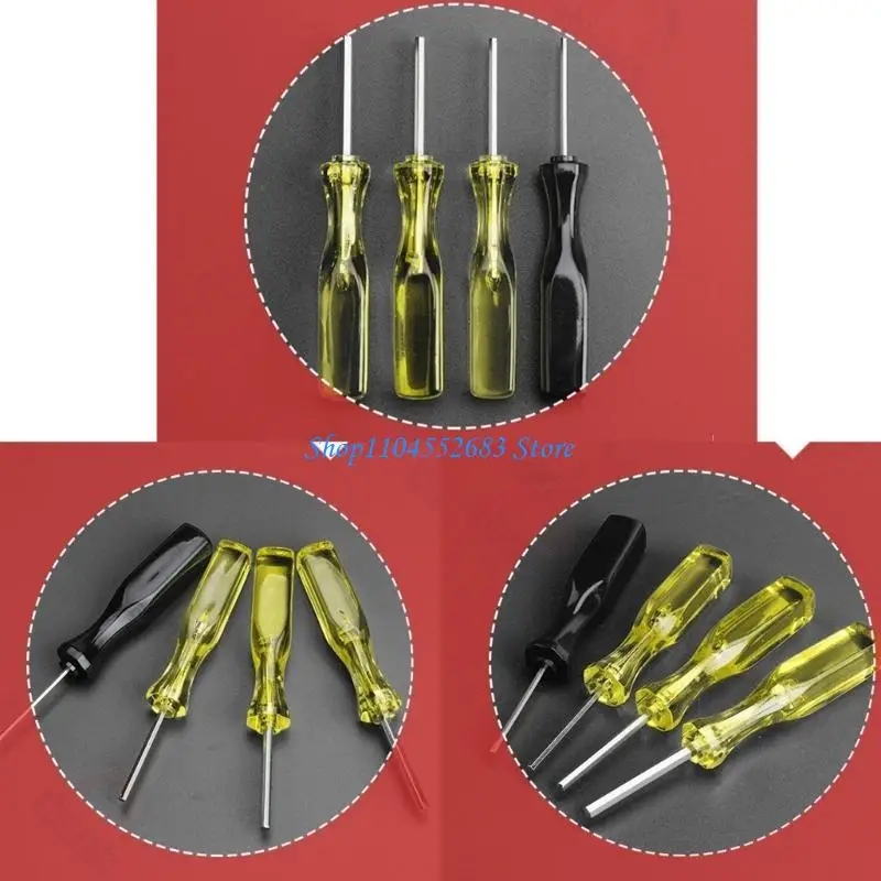 Y6GD 4pcs Obeng -Obeng Setel untuk Pemeliharaan Rumah dan Profesional