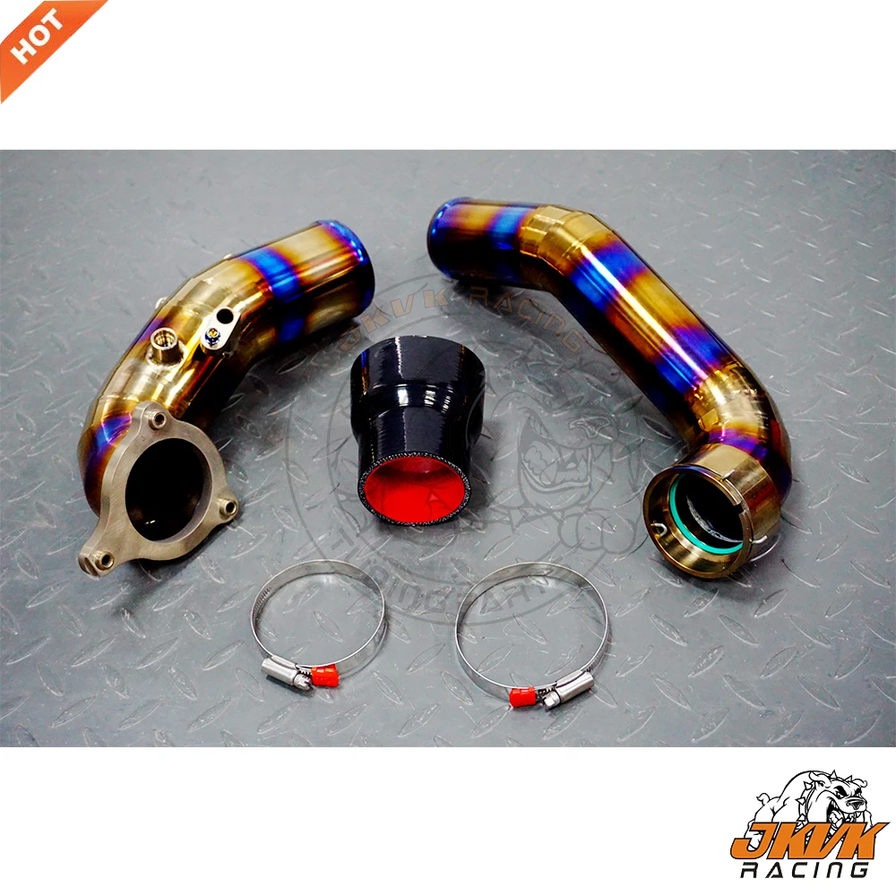 JKVK RACING Titanium Charge pipe Fits For BM W B58   F-series 140i 240i 340i 440i 3.0T