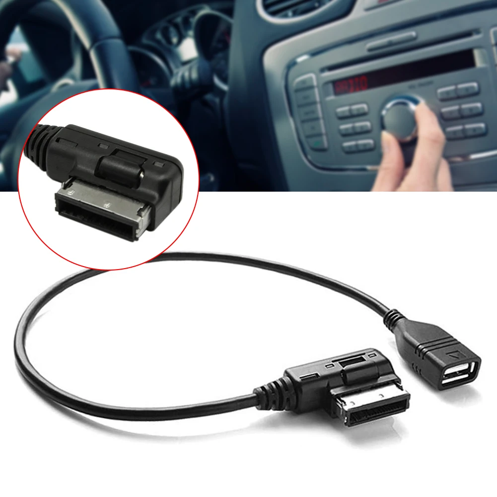 

USB AUX Cable Music MDI MMI AMI To USB Female Interface Audio AUX Adapter Data Wire for VW for Audi A6L Q5 Q7 A8 S5