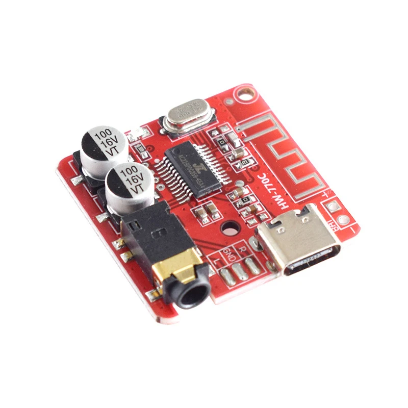 HW-770 DIY Bluetooth Audio Receiver Board Bluetooth4.1 MP3 Lossless Car Audio Decoder Board Wireless Stereo Music Module 3.7-5V