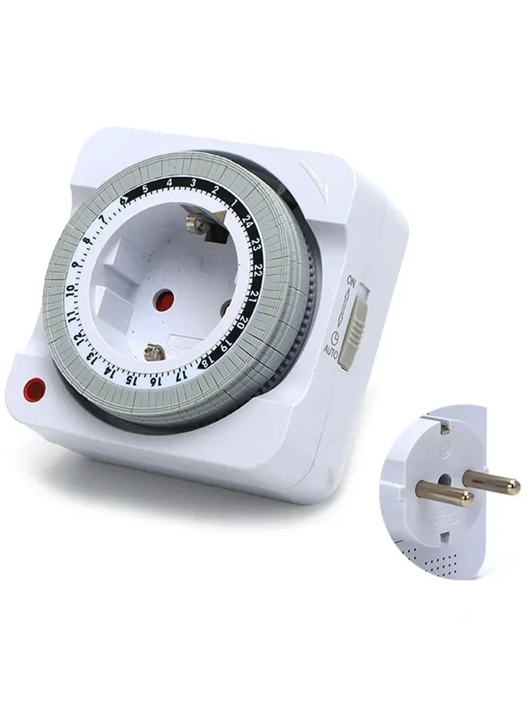 AliExpress Other EU Plug 24 Hours Timer Switch Mechanical Smart Countdown Switch Socket Indoor Automatic Power-off Cycle Timing Switch Socket