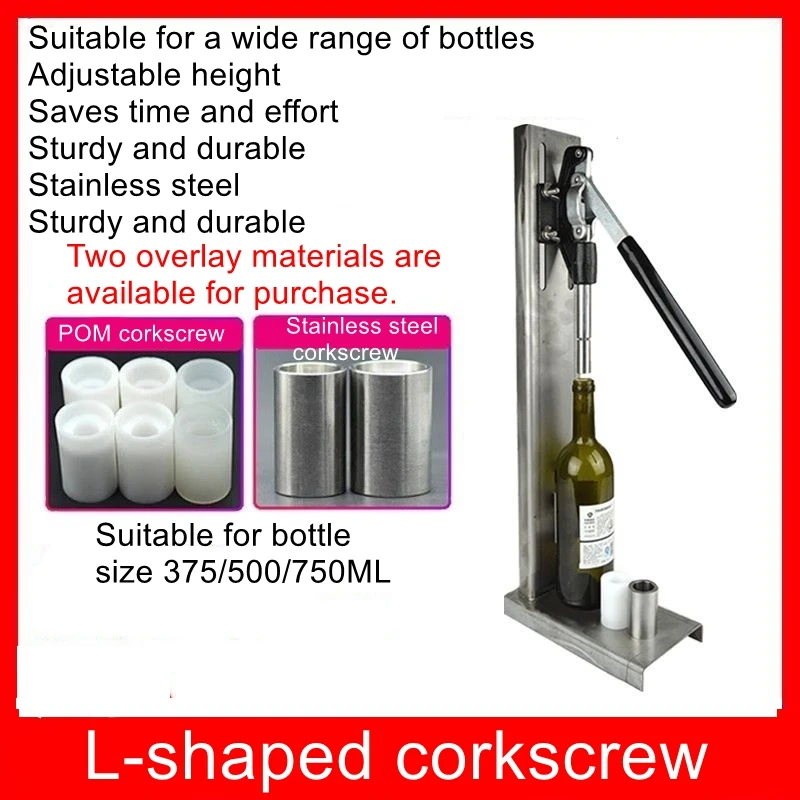 

Wine sealing machine stainless steel corkscrew red wine bottle corkscrew cork press machine machine