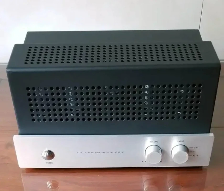 New OleChen  KT88-K1 15W+15W  Electron Tube Amplifier,Class A HIFI LaoChen Audio Amp Handmade Scaffolding KT88 power amplifier