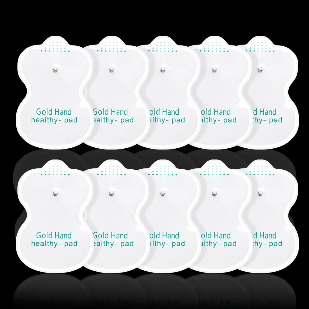 Eletrodos de Substituição para Máquina TENS, Eletroestimulador Muscular EMS, Massageador Corporal Elétrico, Acessórios Reutilizáveis