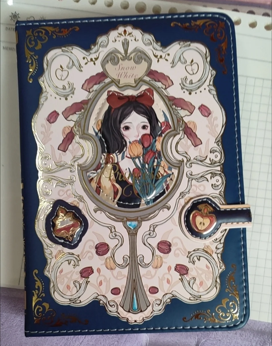 New A5 Gothic Note Magnetic Buckle Book Retro Art High Value Exquisite Hand Ledger Small Personality Creative Hand Ledger Gifts