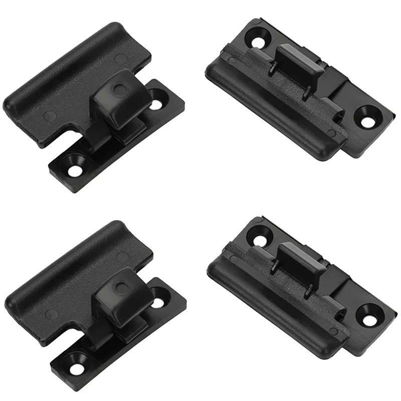 4X Upper & Lower Armrest Box Lock Cover Console Container Switch Snaps For Mitsubishi Pajero V73 V75 V77 V93 V97