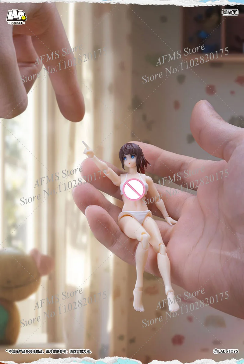 LADOTOYS 1/12 Bilancia Da Collezione Figura Tasca Ragazze Costume Da Bagno Mini Mobile Vestito Della Ragazza 6 Pollici Donne Soldato Action Figure Giocattoli di Modello