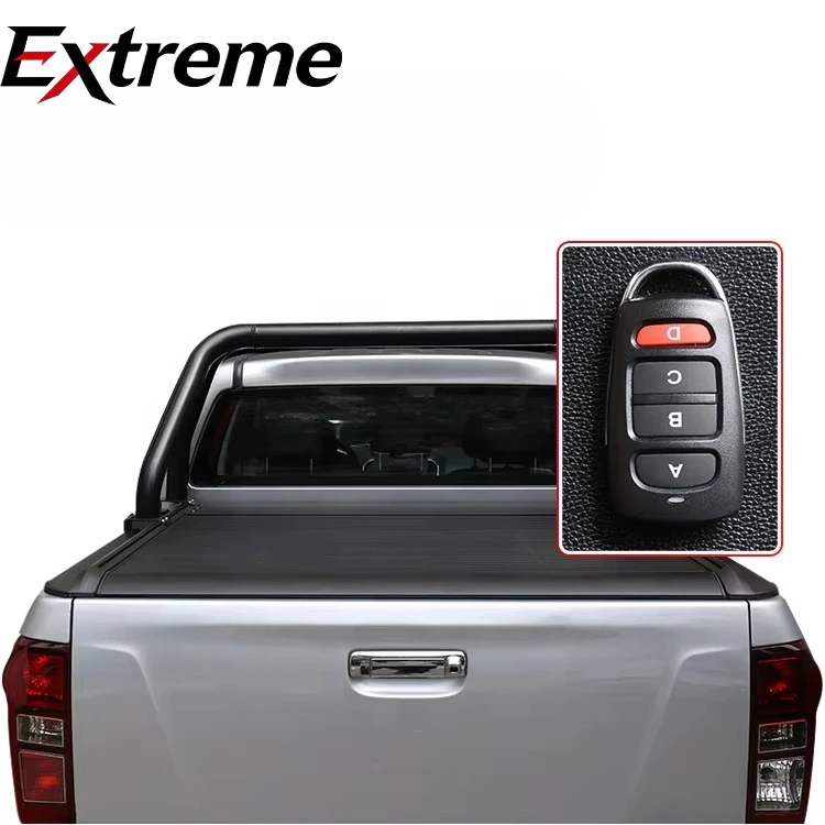 Roller Lid Truck Pick up Bed Cover Tonneau Cover Electric Aluminium Alloy for Chevrolet Toyota DMAX for F150 Accessories Pickup