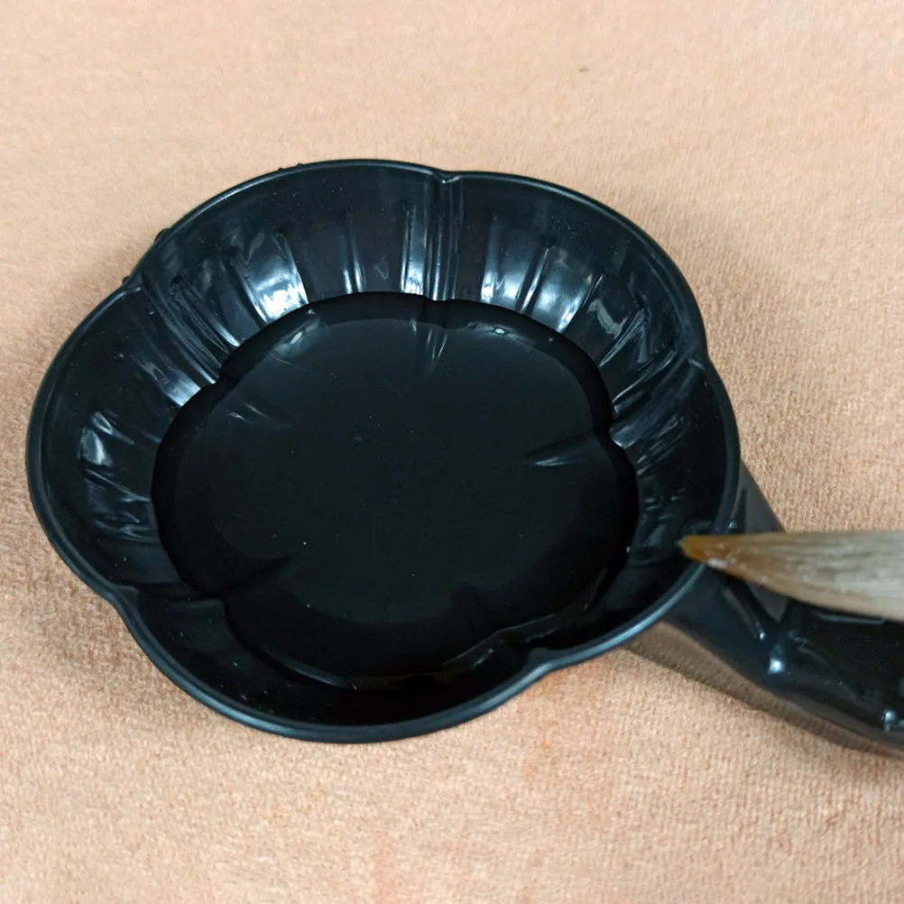 

12pcs Multifunctional Inkwell Calligraphy Painting Bowl Durable Safe Wear Resistance Easy Clean Office Study Studio Canvas