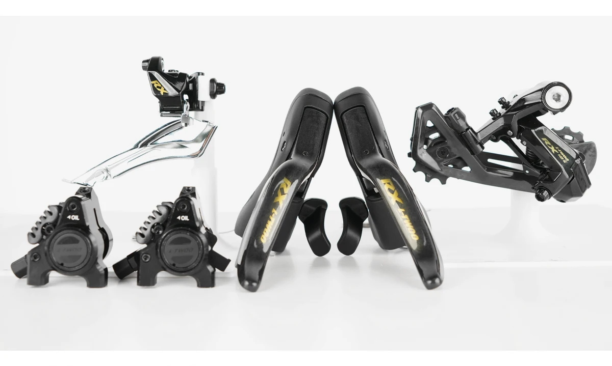 LTWOO RX 12 - Disc 2x12s Rennrad Hydraulische Scheibenbremsen-Gruppe aus Kohlefaser, RX12 6 Kit, Benchmark R7170 R8170 – Detail 1