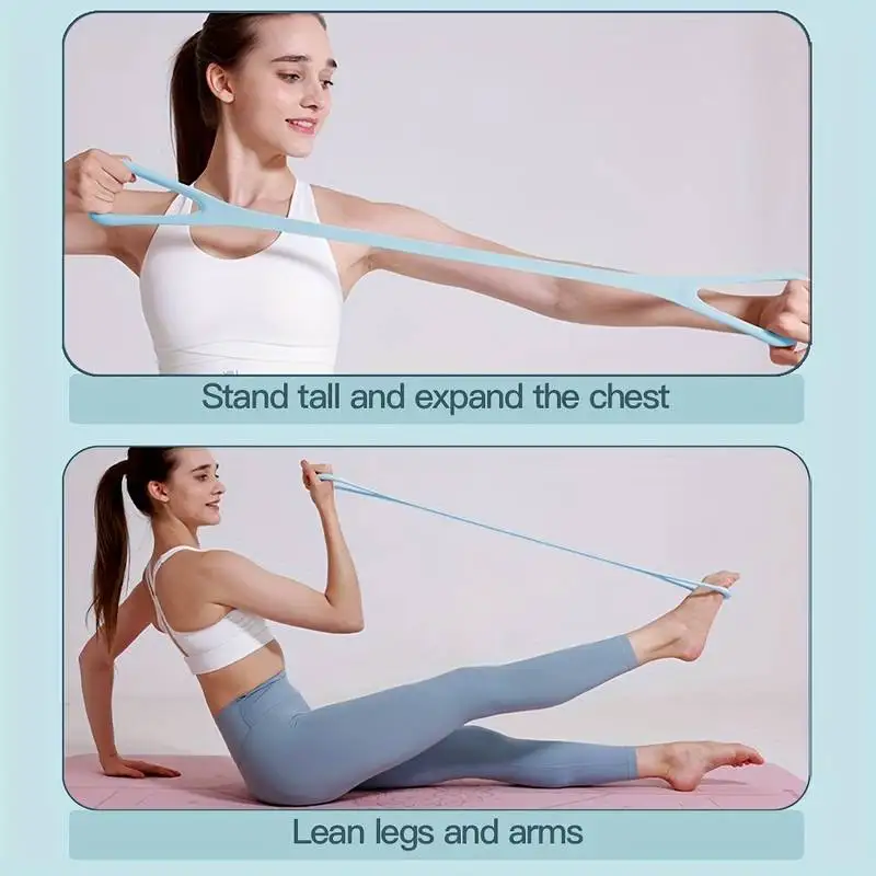 

Yoga Resistance Exercise Yoga Resistance Band Stretch Fitness Band for Home Exercise Waist Arm Legs
