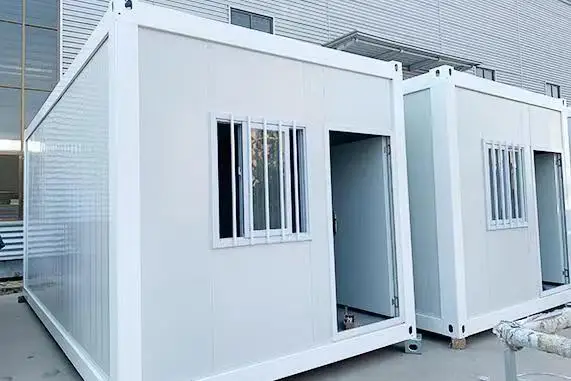 Quick Assemble Detachable Mobile Pointed  Container House Modular Prefab Building  Residential Living Warehouse Tool Storage