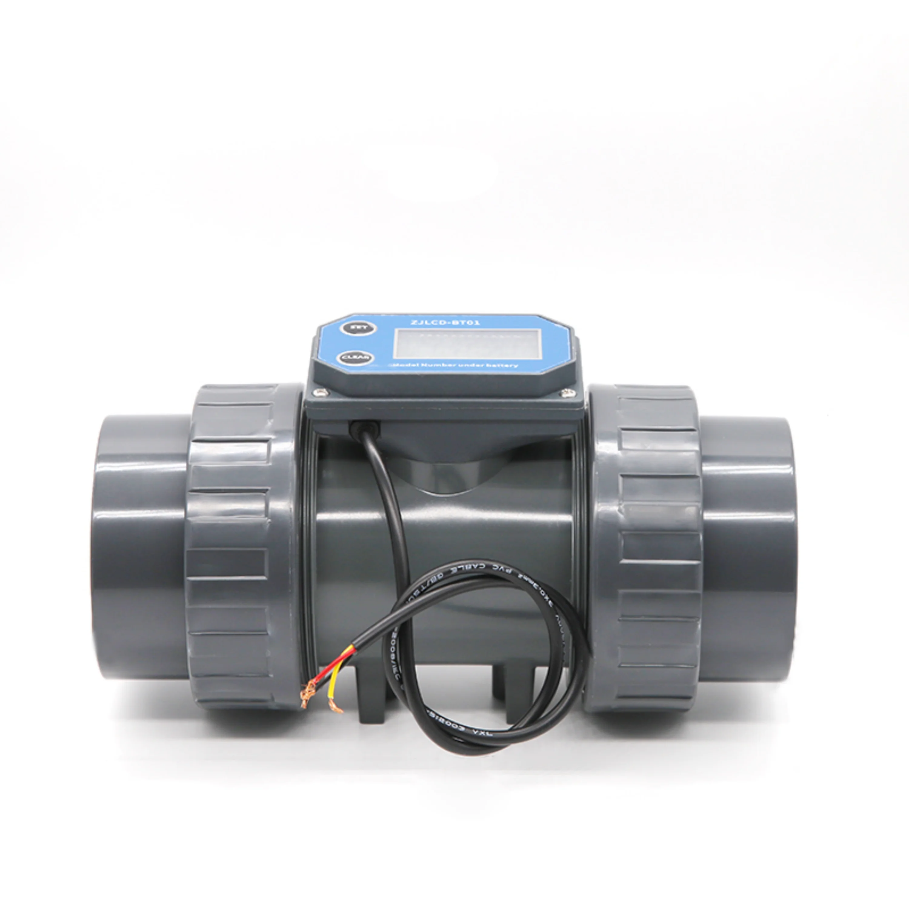 Imagem -06 - Eletrônico Lcd Digital Display Flowmeter Turbina Fluxo Medidor Tubo de Pvc Líquido Água Fazenda Jardim Irrigação Npn 11 4