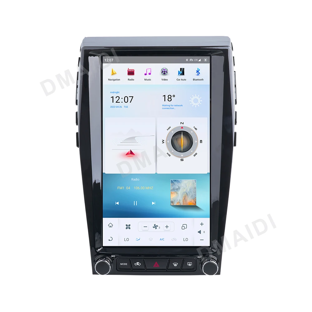 Qualcomm Android 11 GPS Navigation Vertical Screen For Ford Edge 2015-2019 Car Multimidia Video Player Wireless Carplay Auto