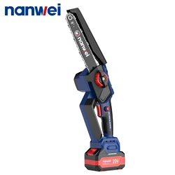Nanwei Lithium Battery Brushless Electric Saw Household Small Handheld Chain Saw8-inch Saw Electric Logging Saw