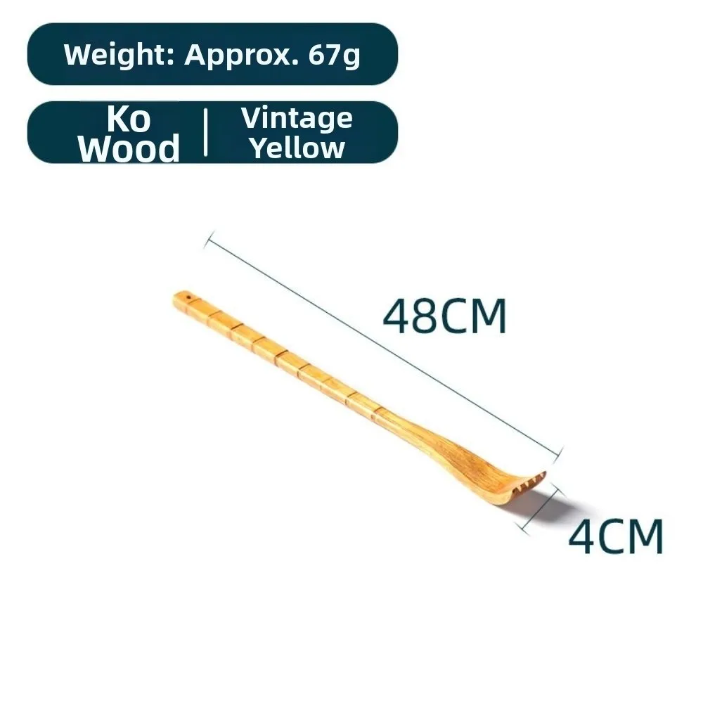 High Quality Durable Massager Back Scratcher Multistyles 48cm Wooden Body Roller Stick Bamboo Backscratcher Wooden Scratching view 3