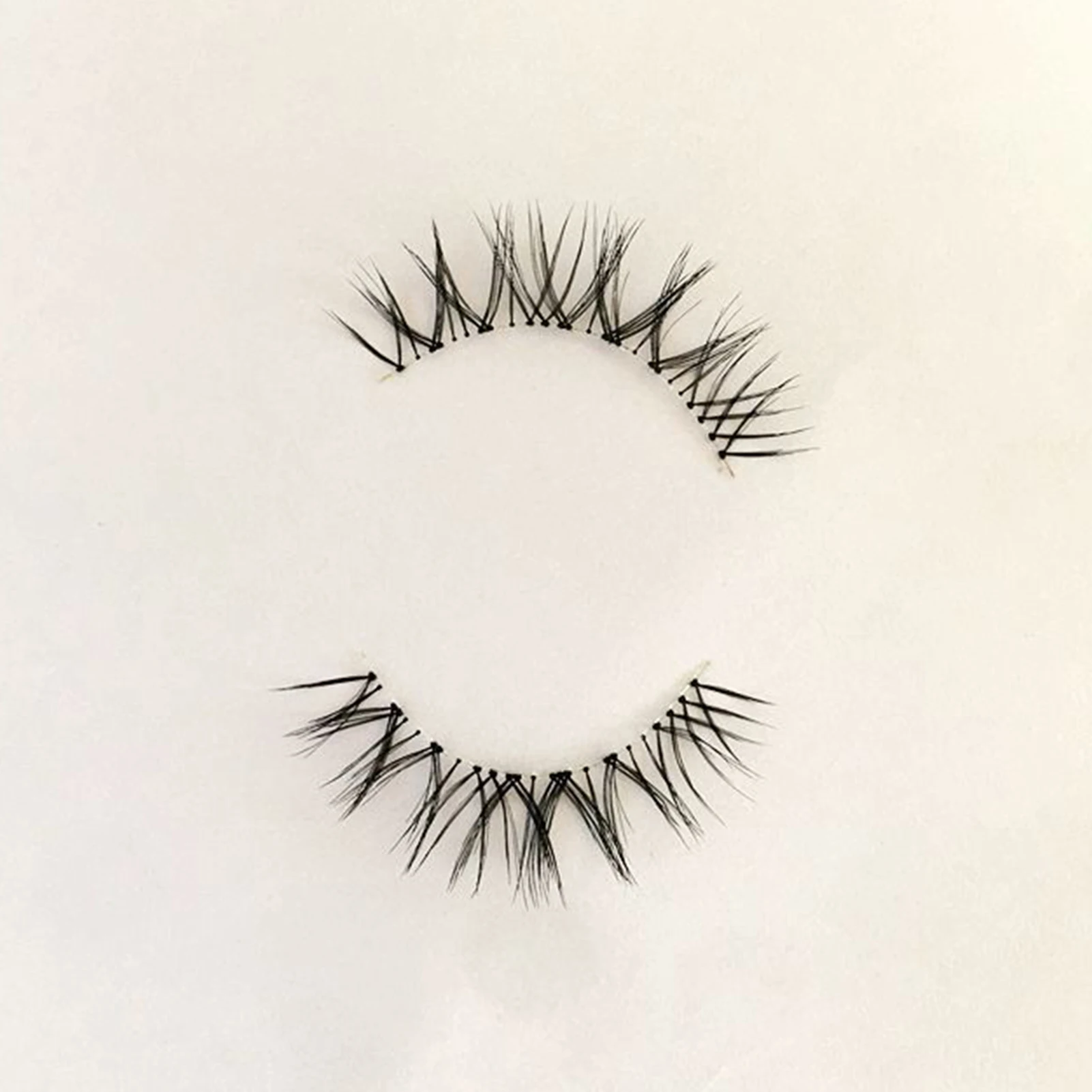 Korean Style False Eyelashes full strips 5 Pairs Natural Naked Makeup Look Thick Curly Lashes for All Eye Types