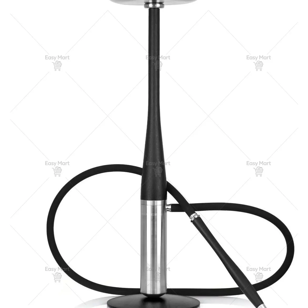 Single Hose Hookah Shisha, 70cm Height Premium Setup for Bar KTV Lounge, Complete with Bowl & Base
