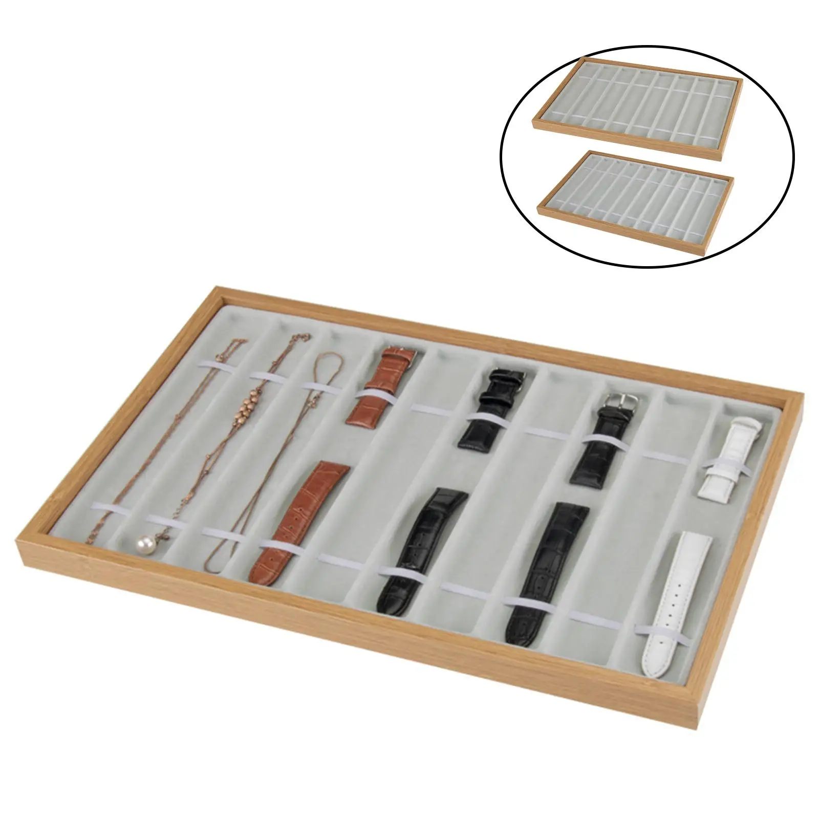 Watches Display Box Portable Holder Organizer for Shop Bracelet Girls Boys