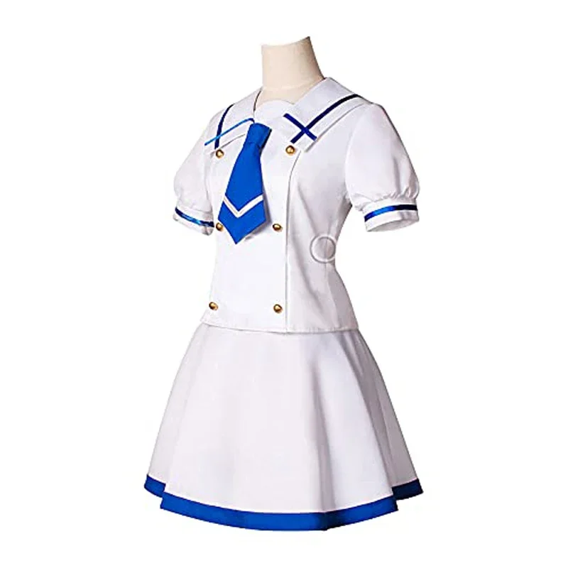 SingXeng Anime Is the order a rabbit? Kafuu Chino Cosplay Desu ka Gochuumon wa Usagi Desuka Costume Customize Women JK Dress