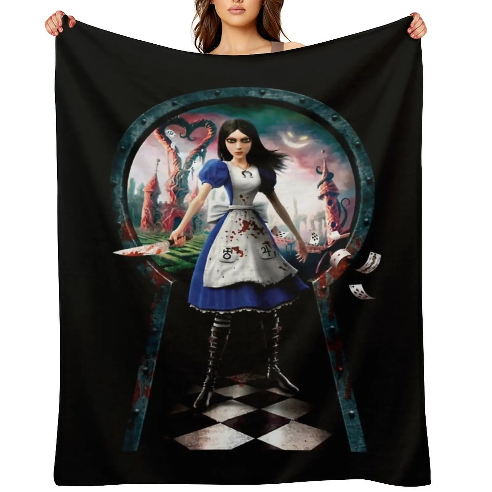 

Alice Madness Returns Classic Throw Blanket Thin Extra Large Throw Decoratives Beach Blankets