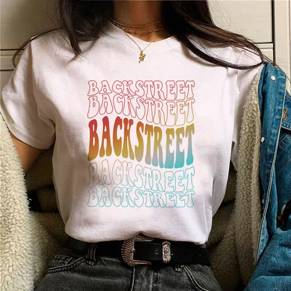 Backstreet Boys top women designer tshirt girl streetwear clothing