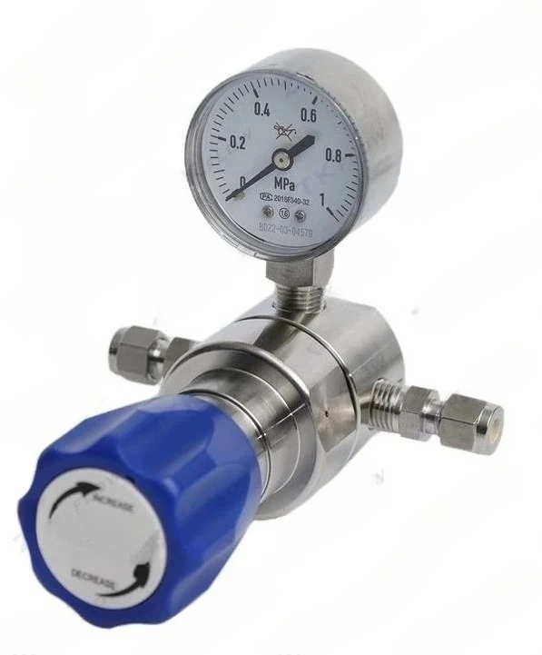 R77 low pressure back pressure valve stainless steel/diaphragm back pressure/pressure regulator/overflow valve/high precision