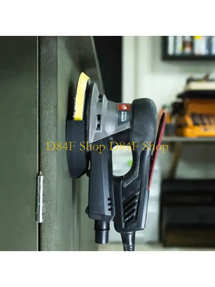 D84F Garage Workshop Tool Wall Mounted Hook For Electric 150mm Orbital Sander With Space Saving Design And Secure Placement