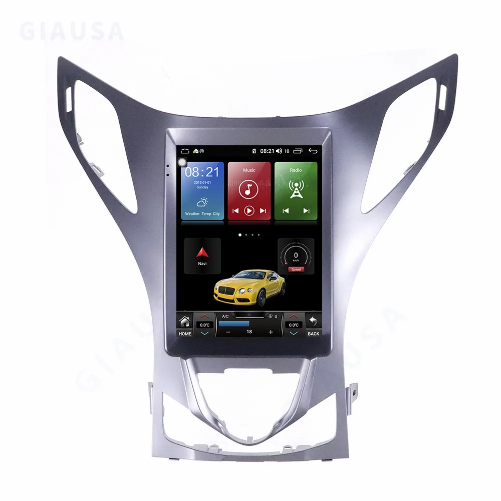 Tesla Style Screen Android 12.0 For Hyundai AZERA Grandeur i55 Car Radio GPS Navigation Multimedia Player Head Unit Auto Stereo