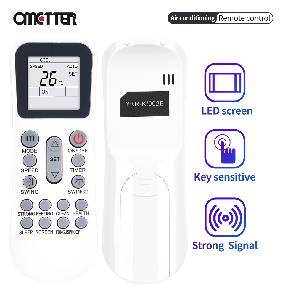 Nowy oryginalny pilot YKR-K/002E AC klimatyzator dla AUX YKR-K/204E Ykr-k/001e