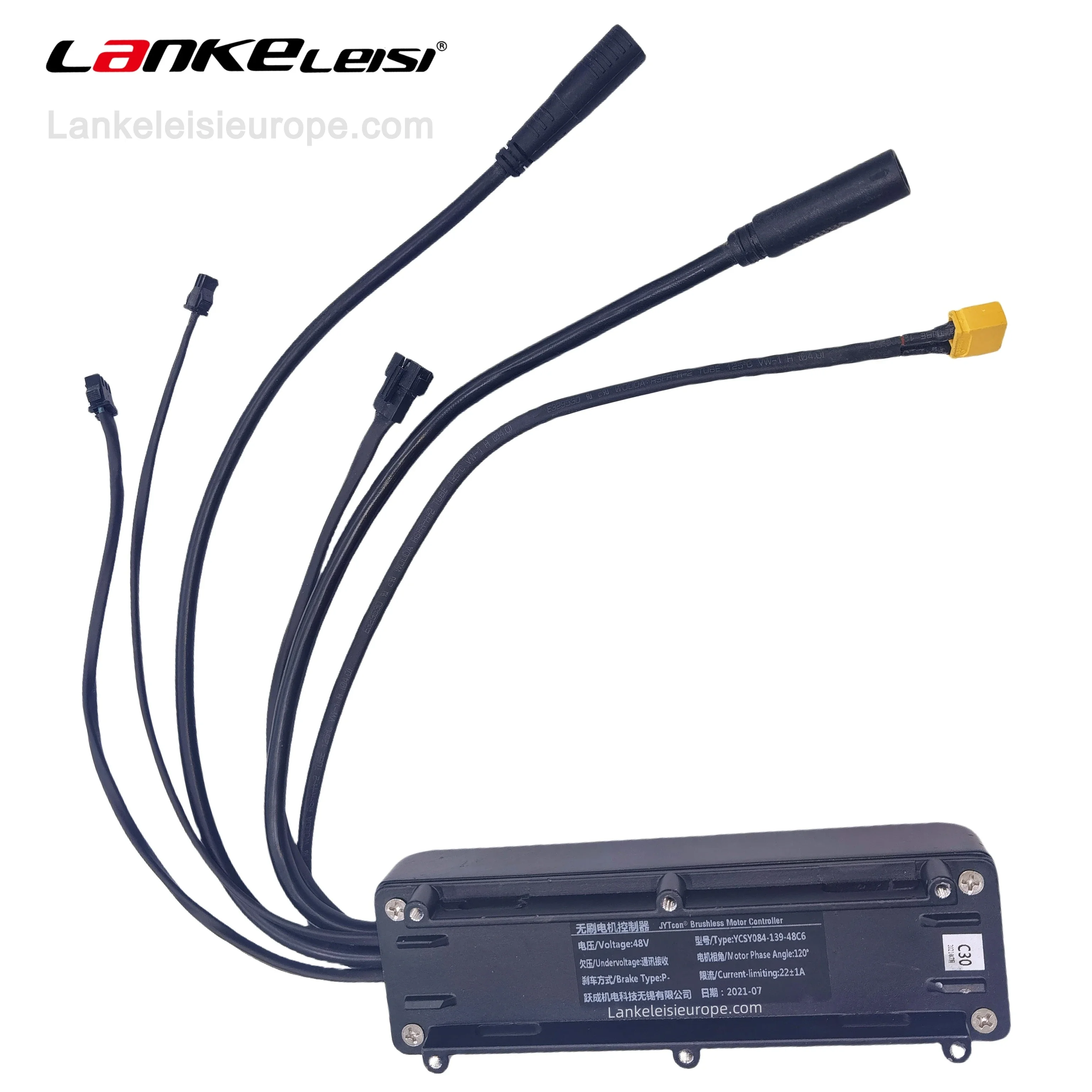 Оригинальный контроллер YCSY084-139-48C6 для электрического велосипеда Lankeleisi XC4000
