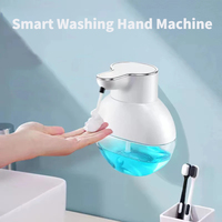400ML Automatic Foam Soap Dispenser Bathroom Smart Washing Hand Machine With USB Charging ABS Material Touchless Soap Dispenser