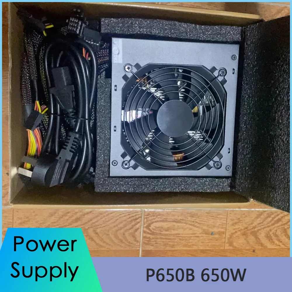 For Gigabyte P650B 650W ATX 12V 50-60Hz Active PFC Power Supply High Quality Fast Ship