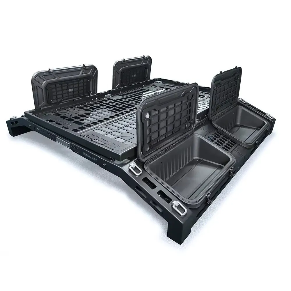 Best 4X4 Offroad Pickup Truck Bed Racks Systems Anti Room Heavy Duty Universal Roof Rack Frame Bucket Roll Bar Tool Boxes