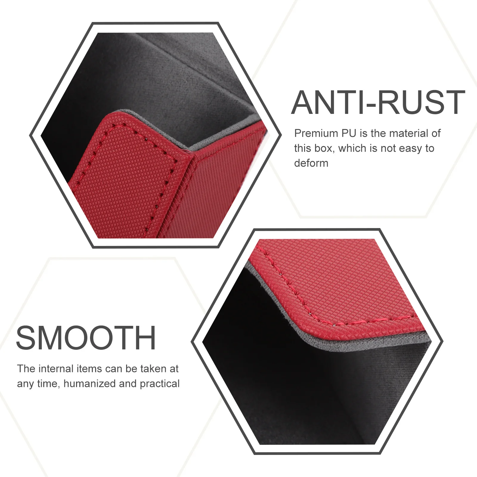 Waterproof PU Tarot Box Secure Closure Portable Storage Case for Cards Games Organizer Holder Container