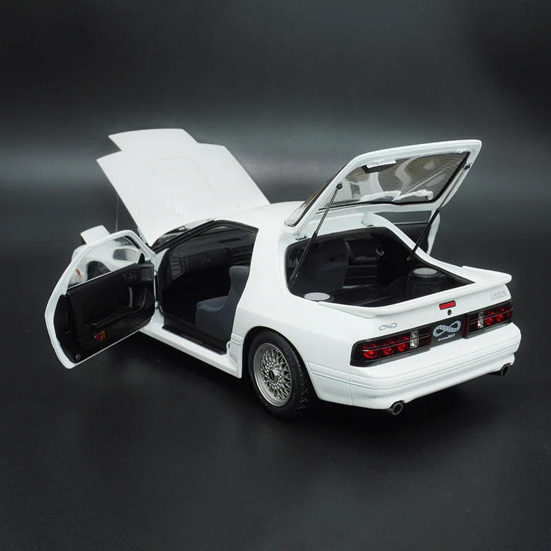 WHELART 1\18 MAZDA Savanna RX-7 FC3S Infini aleación de Metal modelo fundido a presión coche exhibición de oficina coleccionable blanco