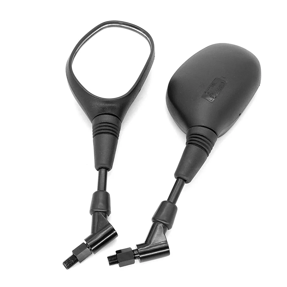 2Pcs/Pair Universal 10mm Motorcycle Mirror Scooter E-Bike Rearview Mirrors Electromobile Back Side Convex Mirror