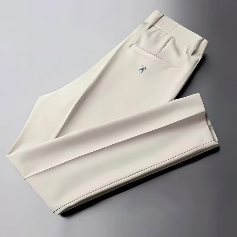 High Quality Golf Pants Men's Golf Wear 2025 Autumn New Suit Pants Luxury Business Casual Straight Pants Men's Golf Clothes