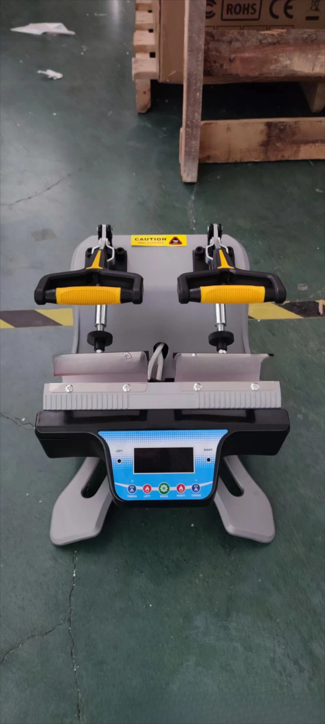 Baking machine Double station cup printing machine Horizontal cup