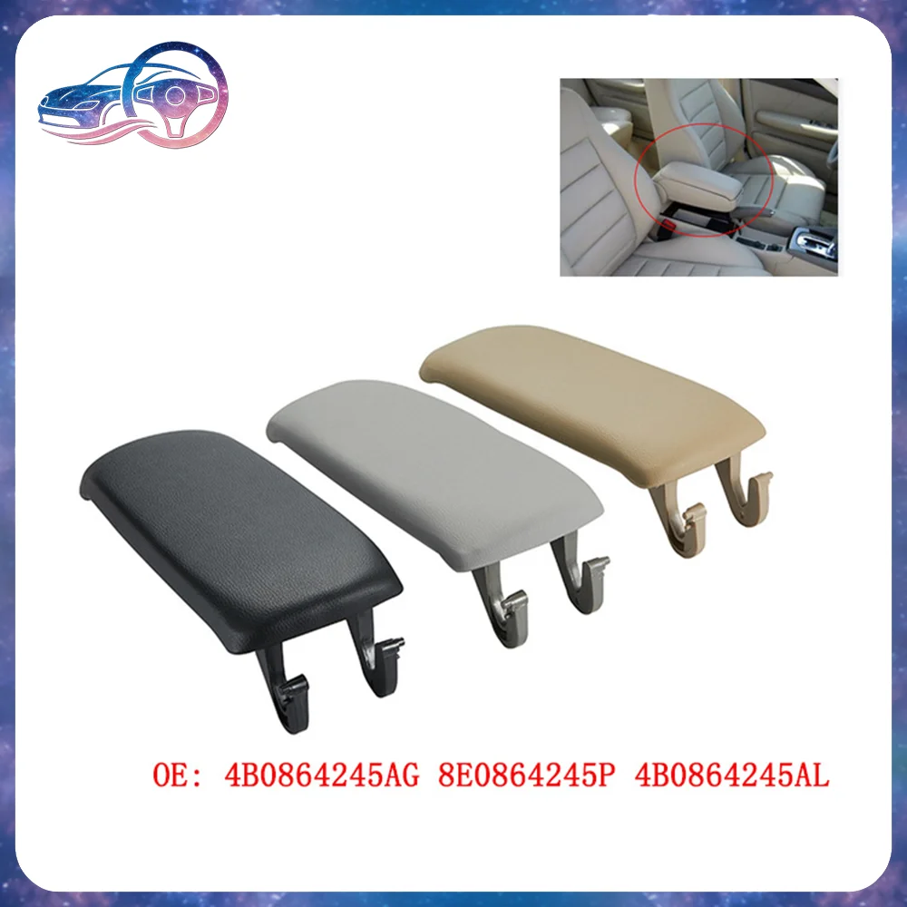 

Central Armrest Lid for Audi A6 C5 1999-2005 Center Console Cover Box, Interior Storage Compartment Lid Replacement Parts