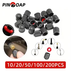 Tire Stem Valve Caps with Rubber Ring Universal Stem Covers rucks Airtight Seal Heavy Duty Cap Decor Covers Dome Shape Dust
