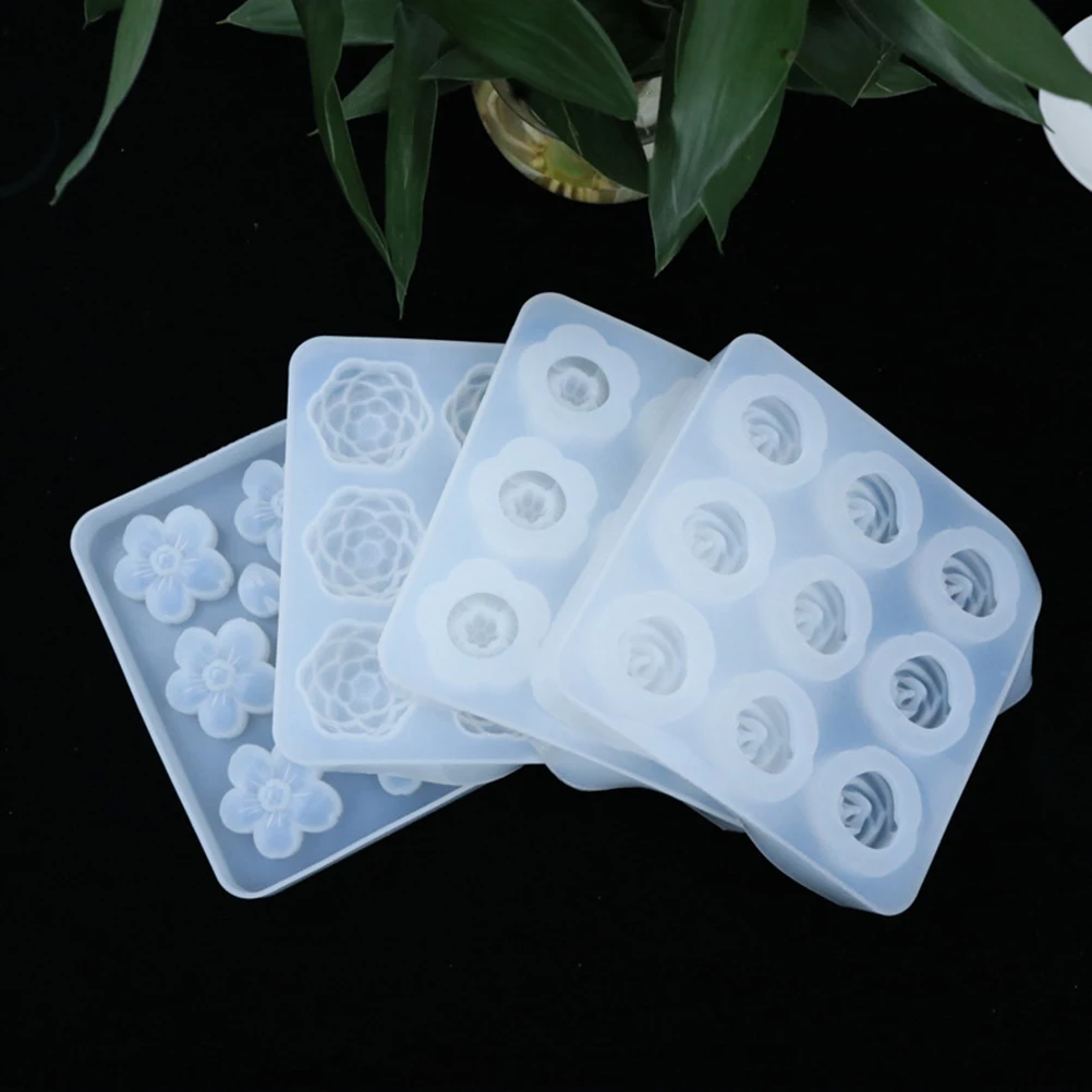 

Plum Blossom Pendant Crystal Resin Molds Diy Epoxy Mold Set Reusable Silicone Mold Jewelry Making Transparent Durable