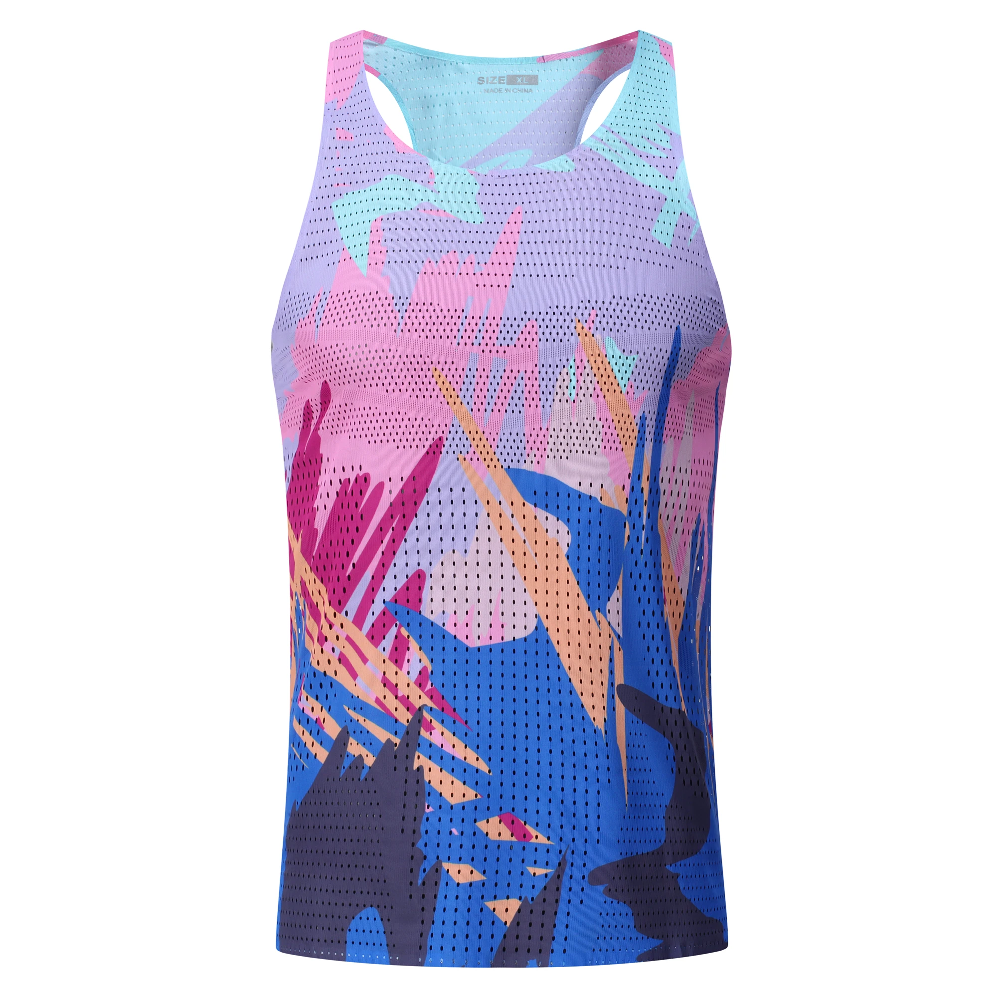 

Мужской жилет для бега с отверстиями Urltra-Light Marathon Майка Speed Tops Майка Мужская спортивная рубашка без рукавов для фитнеса Быстросохнущая одежда